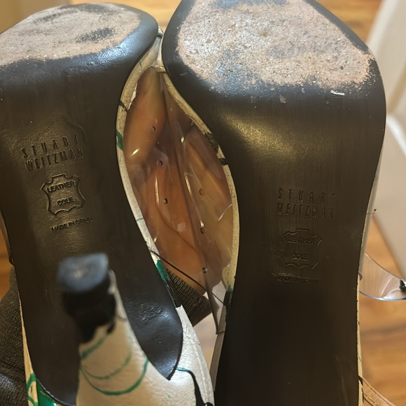 Stuart Weitzman Paint Splatter Heels - Picture 6 of 10